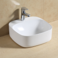Biała Umywalka Nablatowa Ceramiczna C987 42/51cm - ZDJĘCIE NR 1
