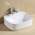 Biała Umywalka Nablatowa Ceramiczna C987 42/51cm - ZDJĘCIE NR 2