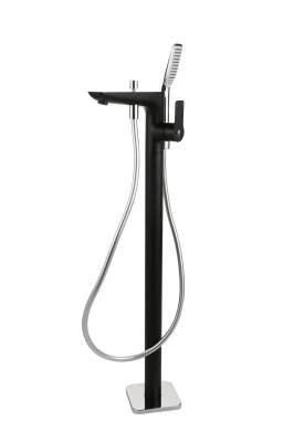 Bateria Wannowa Wolnostojąca Czarna - Chrom SQ55