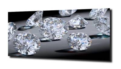 obraz na szkle, panel szklany Diament 44 