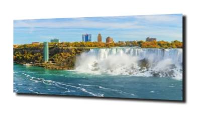 obraz na szkle Miasto wodospad Niagara  