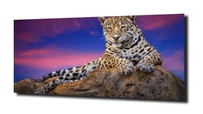 obraz na szkle, Panel szklany Jaguar 8 
