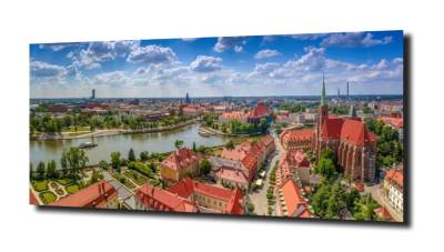 obraz na szkle, Panel szklany Wrocław 