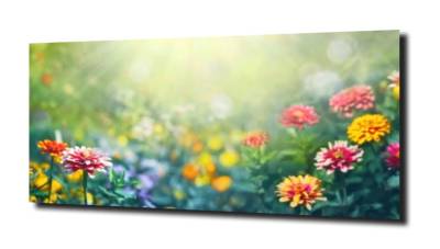 obraz na szkle, Panel szklany Ogród 6 