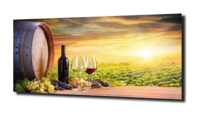 obraz na szkle, Panel szklany Wino 24 