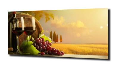 obraz na szkle, Panel szklany Wino 31 