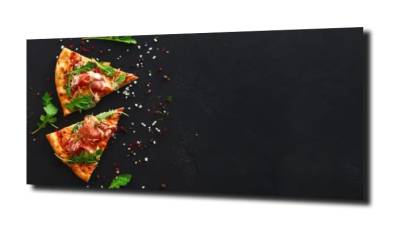 obraz na szkle Pizza kuchnia jedzenie 