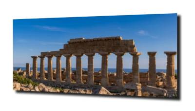 obraz na szkle Panorama na akropolis 