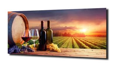 obraz na szkle, Panel szklany Wino 1 