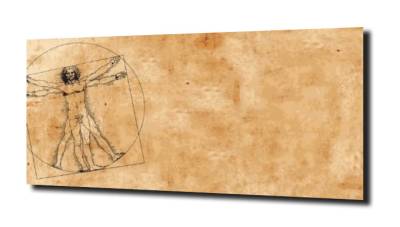 obraz na szkle Kod Leonardo da Vinci 