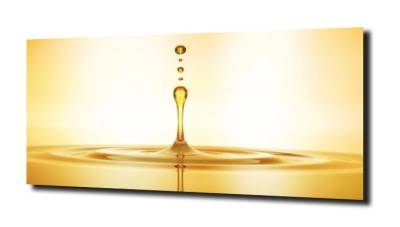 obraz na szkle Oliwa krople kuchnia 