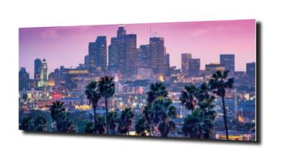 obraz na szkle Palmy Los Angeles  