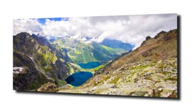 obraz na szkle Morskie Oko widok  