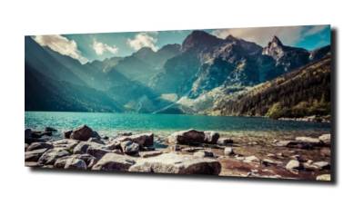 obraz na szkle Morskie Oko Tatry  