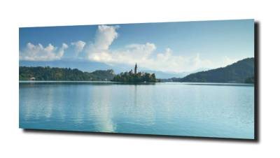 obraz na szkle Zamek na jeziorze 