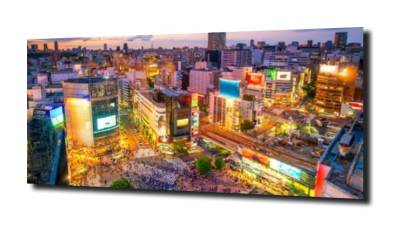 obraz na szkle Tokio miasto Azja 