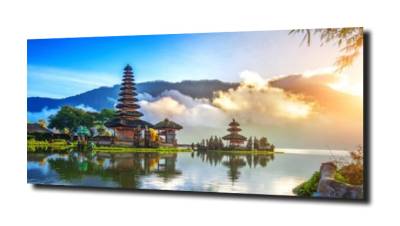 obraz na szkle Świątynia na Bali 