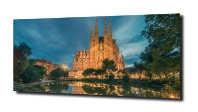obraz na szkle Sagrada Familia 