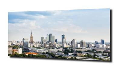 obraz na szkle Piękna Warszawa 