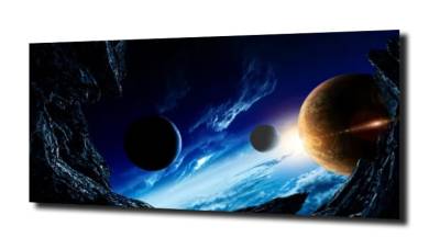 obraz na szkle Planety kosmos  