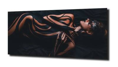 obraz na szkle Body art. 