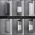 Wolnostojąca Ścianka Prysznicowa Walk-In W9  50-140 cm  TRANSPARENTNA  8mm DOMARKET foto nr 7